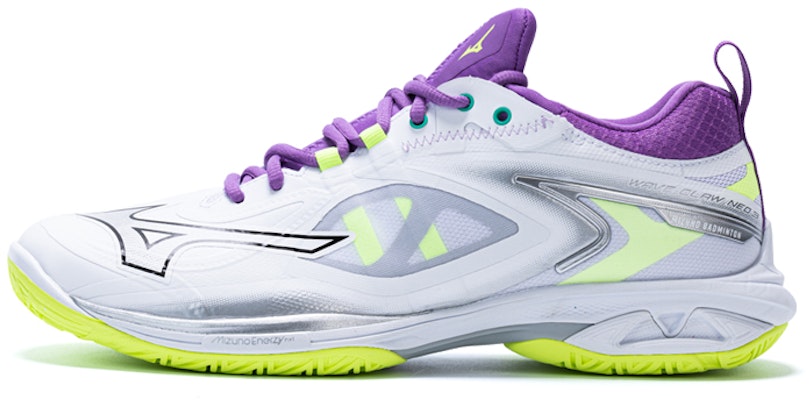 Mizuno Wave Claw Neo 3 Wide 'White Neo Lime Lavender' 71GA247312 Buy Mizuno Wave Claw Neo 3 Wide 'White Neo Lime Lavender' 71GA247312