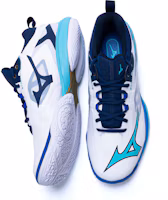 Lookbook 美津濃 Wave Claw Neo 3 Wide '白色季節藍' 71GA247302