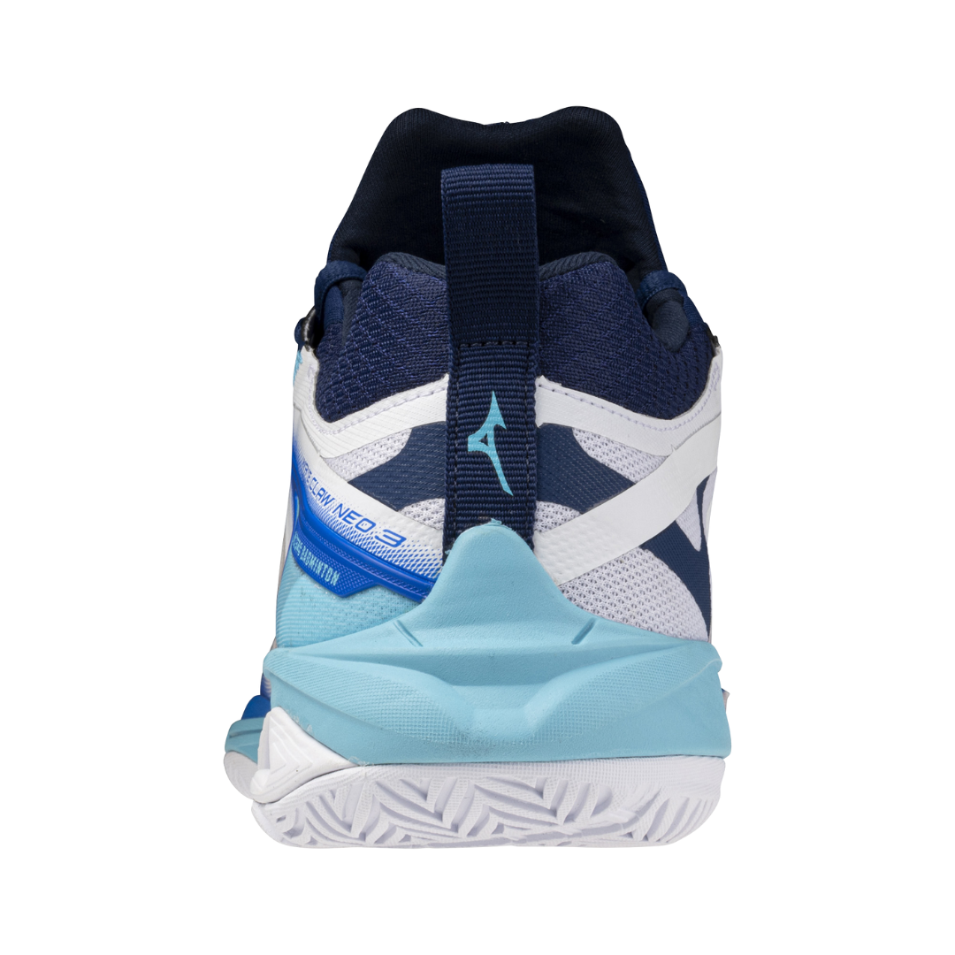 Shop Mizuno Wave Claw Neo 3 Wide 'Putih Biru Musim' 71GA247302
