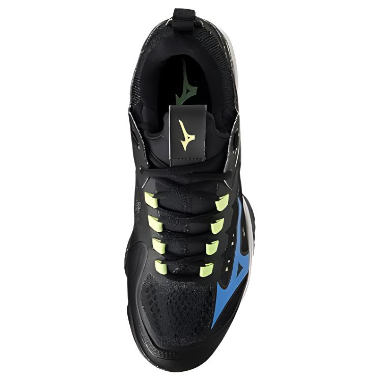 Lookbook ミズノ ウェーブクロー ネオ 黒青黄 71GA207024