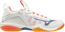 Order Mizuno Wave Claw Neo 'Putih Biru Coral' 71GA207025