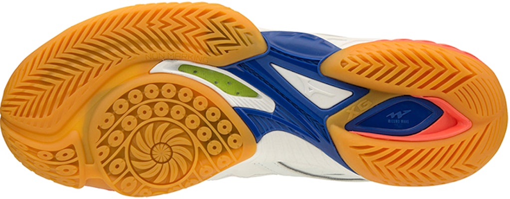Mizuno Wave Claw Neo 'White Blue Coral' 71GA207025 Purchase Mizuno Wave Claw Neo 'White Blue Coral' 71GA207025