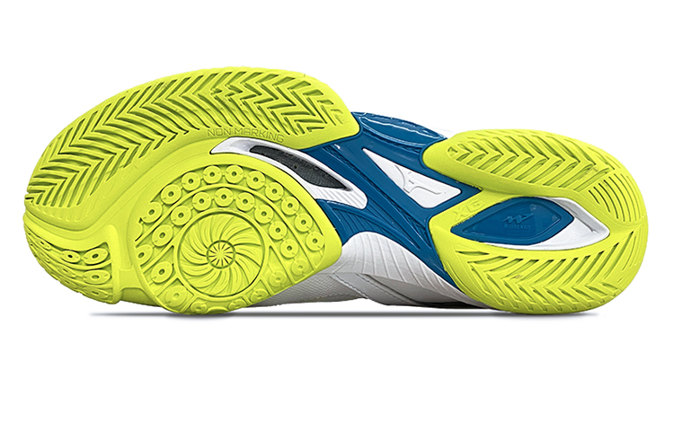 Shop Mizuno Wave Claw NEO 'Putih Hijau Pendarfluor' 71GA207026