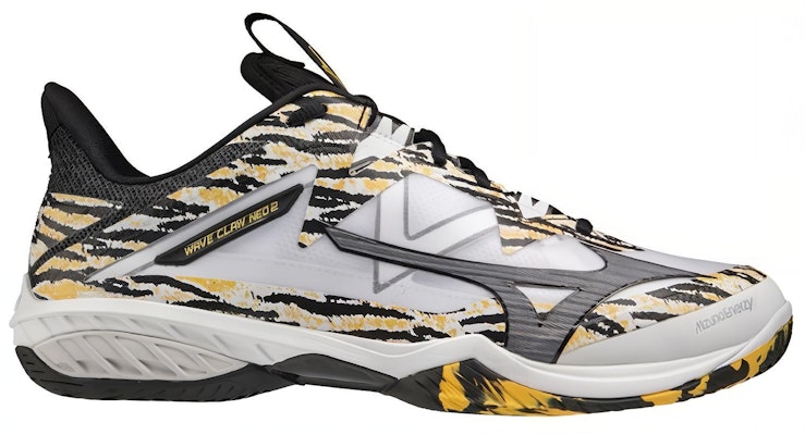 Mizuno Wave Claw Neo II 'White Black Yellow' 71GA227000 Order Mizuno Wave Claw Neo II 'White Black Yellow' 71GA227000