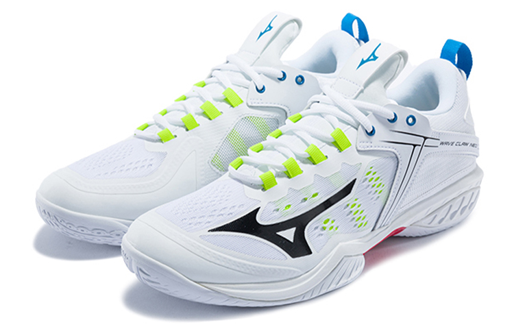 Lookbook Mizuno Wave Claw Neo Wide ''Wit Volt'' 71GA207045