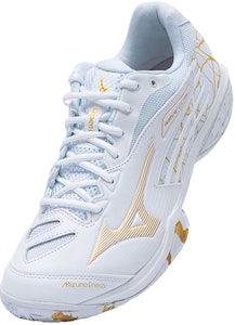 美津濃 Wave Claw Pro 耐磨防滑羽毛球鞋 男女同款 白金 Order 美津濃 Wave Claw Pro 耐磨防滑羽毛球鞋 男女同款 白金