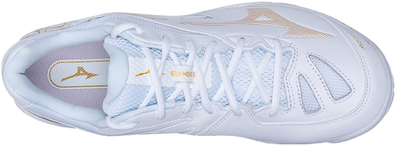 美津濃 Wave Claw Pro 耐磨防滑羽毛球鞋 男女同款 白金 Shop 美津濃 Wave Claw Pro 耐磨防滑羽毛球鞋 男女同款 白金