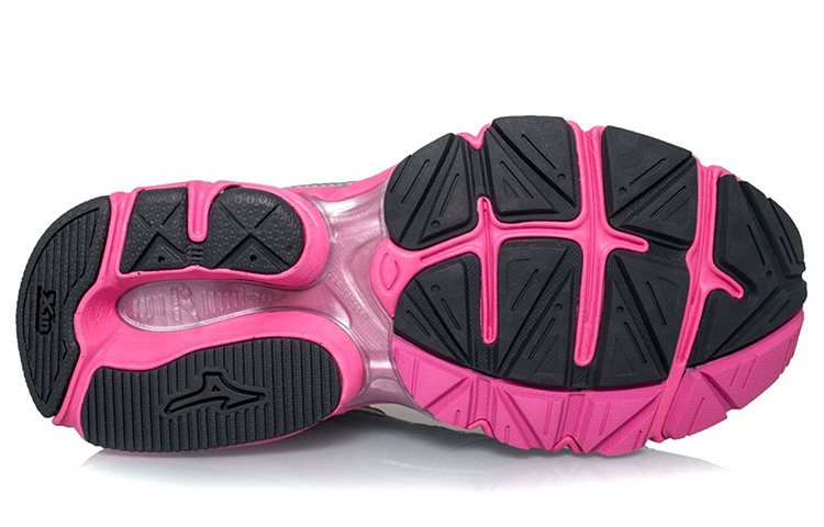 Mizuno Wave Connect 3 Low Tops Wear-resistant Gray Pink 圖 4