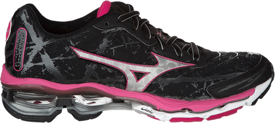 Women Mizuno Wave Creation 16 Black Fuchsia Purple J1GD150103