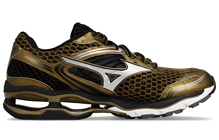 Order Mizuno Wave Creation 17 'Hitam Emas Abu' J1GC151850
