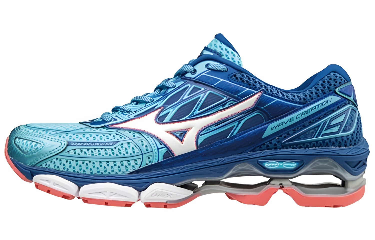Buy Mizuno Wave創新19 防滑耐磨 低筒 跑步鞋 女款 藍色