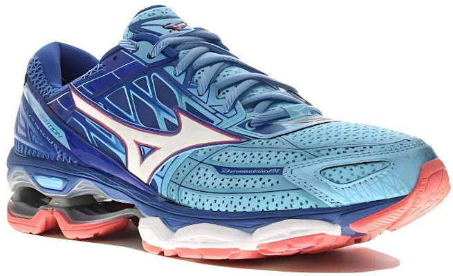 Mizuno Wave創新19 防滑耐磨 低筒 跑步鞋 女款 藍色 Lookbook Mizuno Wave創新19 防滑耐磨 低筒 跑步鞋 女款 藍色