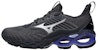 Mizuno Wave Creation 22 Waveknit 'Hitam Biru' J1GC213367