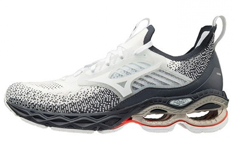 Mizuno Wave Creation 22 Waveknit 'White Black' J1GC213301