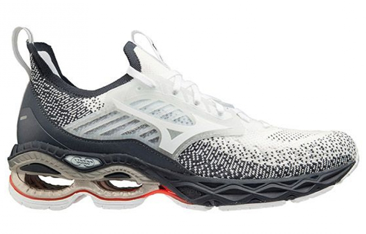 Order Mizuno Wave Creation 22 Waveknit 'Putih Hitam' J1GC213301