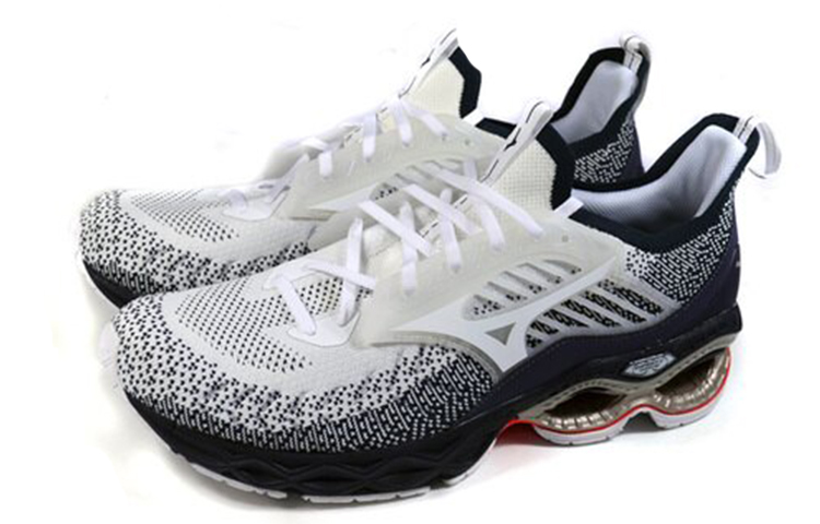 Lookbook Mizuno Wave Creation 22 Waveknit 'Putih Hitam' J1GC213301
