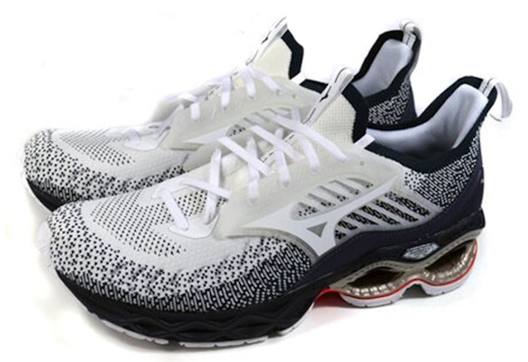 Mizuno Wave Creation 22 Waveknit 'White Black' J1GC213301 Lookbook Mizuno Wave Creation 22 Waveknit 'White Black' J1GC213301