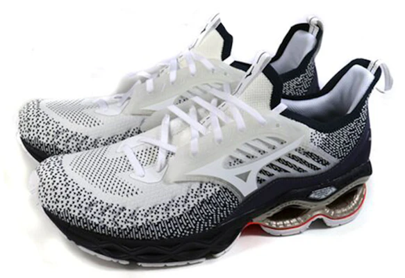 Mizuno Wave Creation 22 Waveknit 'Blanco Negro' J1GC213301 Lookbook Mizuno Wave Creation 22 Waveknit 'Blanco Negro' J1GC213301