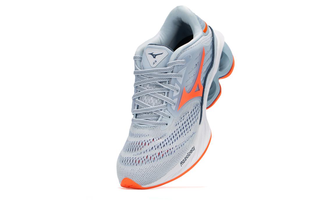 Order Mizuno Wave Creation 23 Grijs Oranje Schokdemping Antislip Sneakers J1GD220166