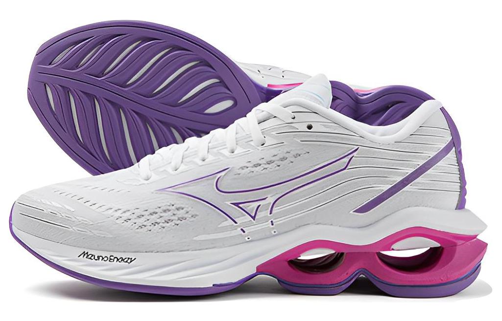 Lookbook Mizuno Wave Creation 24 ''Wit Paars'' J1GC230125