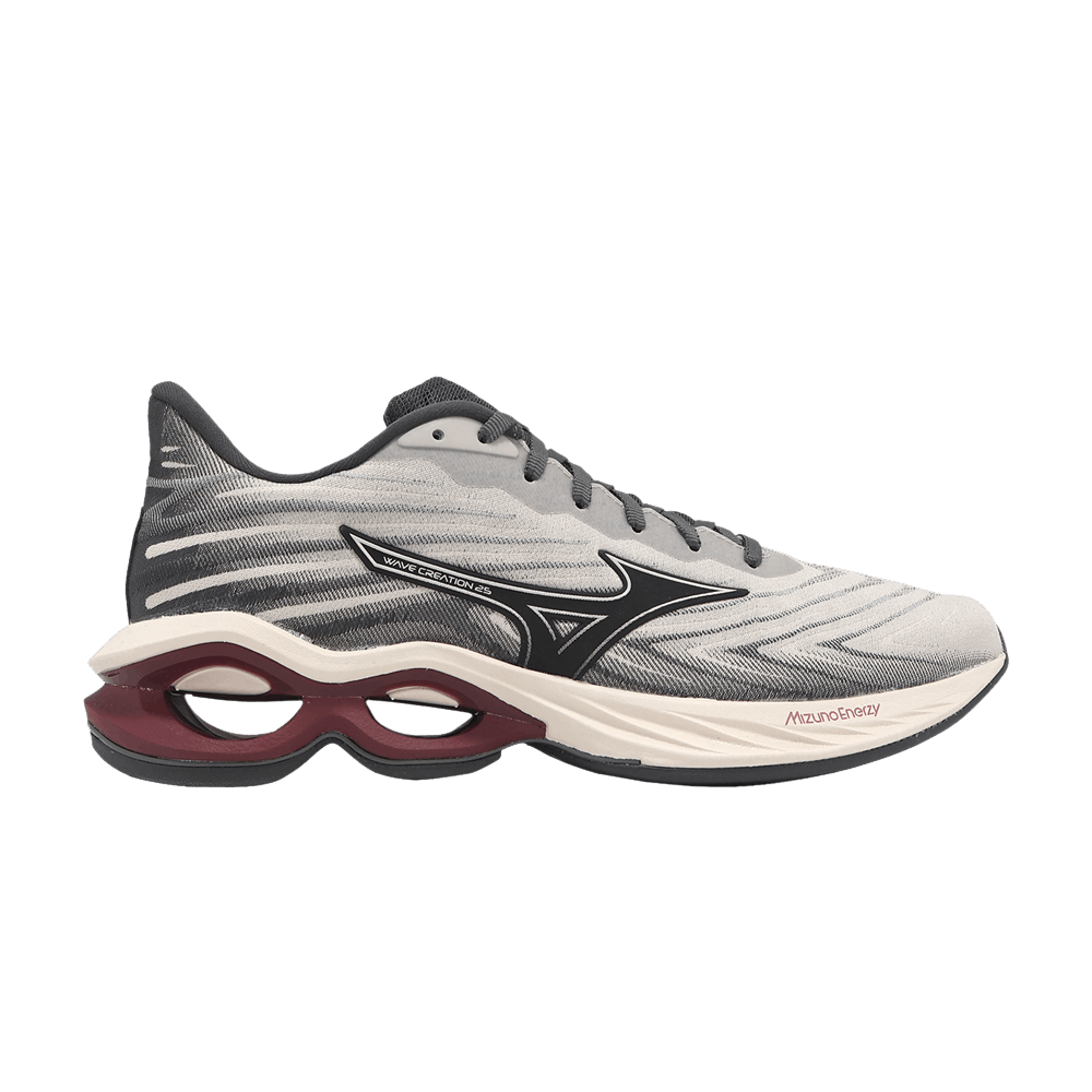 Mizuno Wave Creation 25 'Grey Black Maroon' J1GC240152