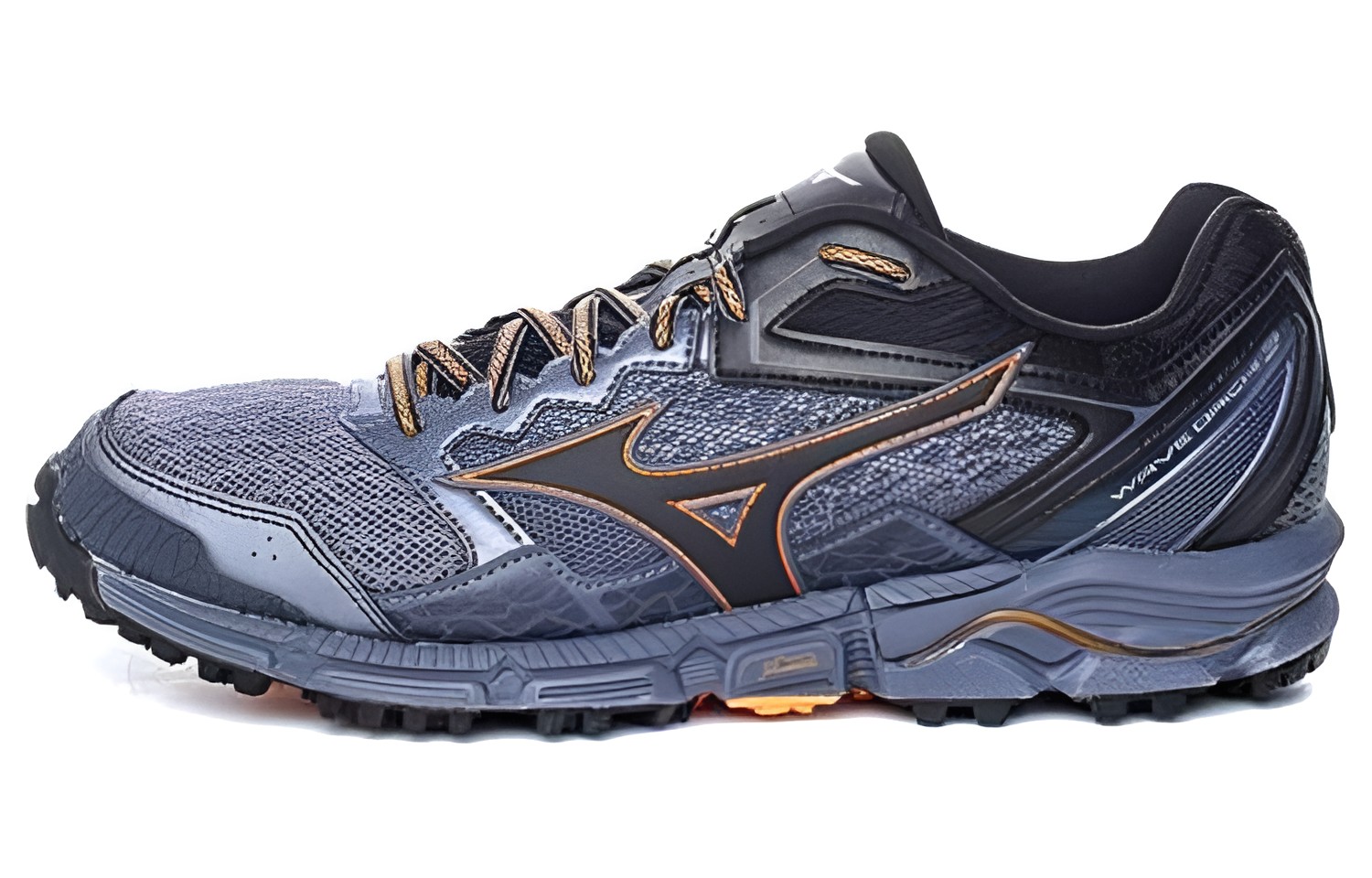 Mizuno Wave Daichi 3 Low Tops Wear-resistant Blue Gray J1GJ187109
