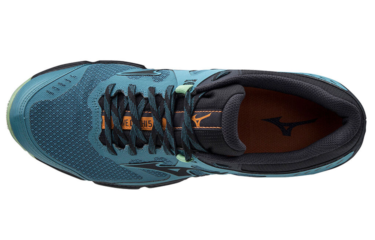 Lookbook Mizuno Wave Daichi 5 GTX ''Zwart Blauw'' J1GJ205616