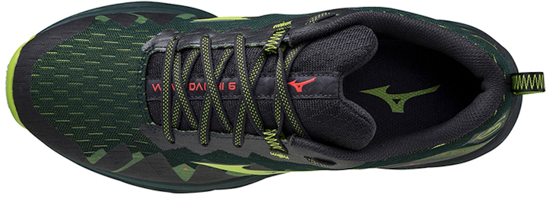 Mizuno Wave Daichi 6 'Black Green' J1GJ217182 Lookbook Mizuno Wave Daichi 6 'Black Green' J1GJ217182