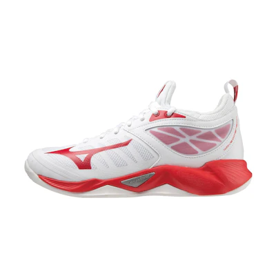 Mizuno Wave Dimension 'White Red'