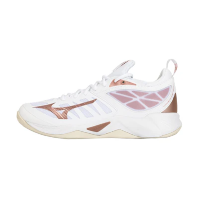 (W) Mizuno Wave Dimension 'White Rose Gold'