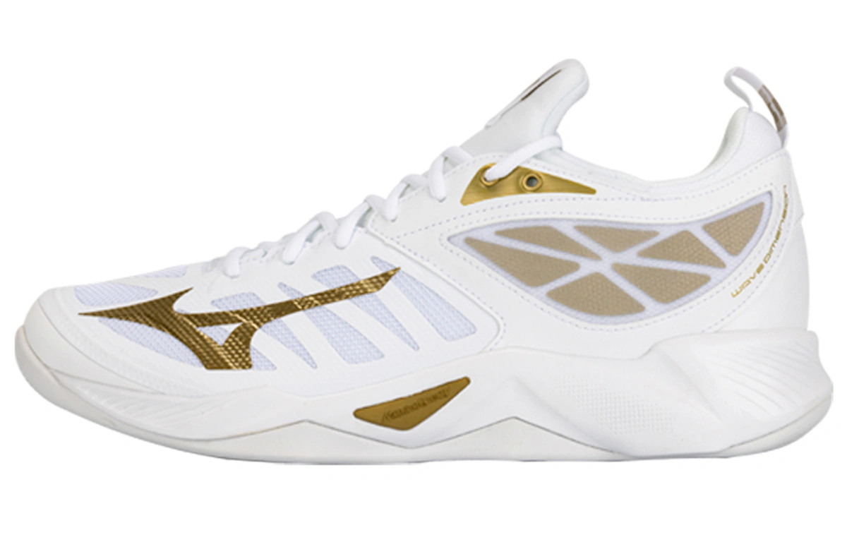 Mizuno Wave Dimension Volleyball Shoes 'White Gold'