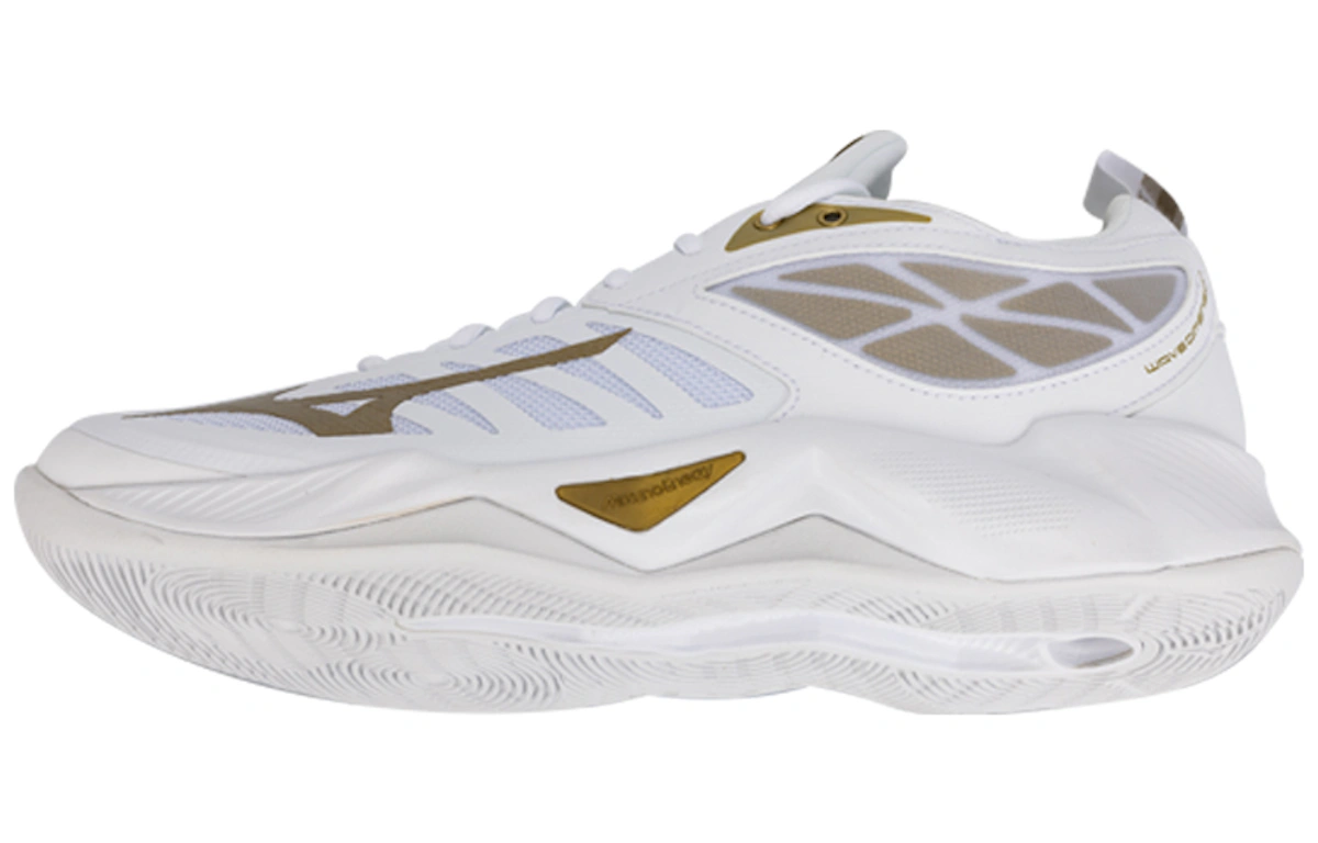Mizuno Wave Dimension Volleyball Shoes 'White Gold'