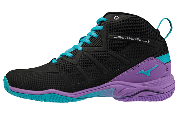Mizuno Wave Diverse LG3 Ltd 'Black Teal Purple' K1GF217509