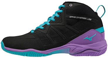Mizuno Wave Diverse LG3 Ltd 'Black Teal Purple' K1GF217509 Mizuno Wave Diverse LG3 Ltd 'Black Teal Purple' K1GF217509