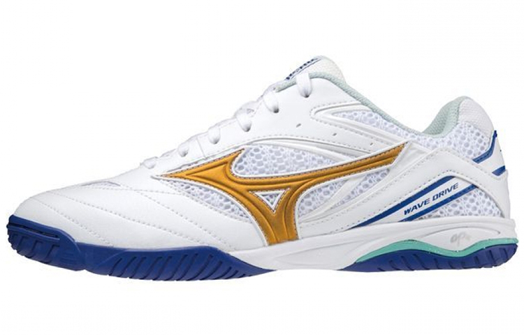 Mizuno Wave Drive 8 'White Gold Blue' 81GA170530