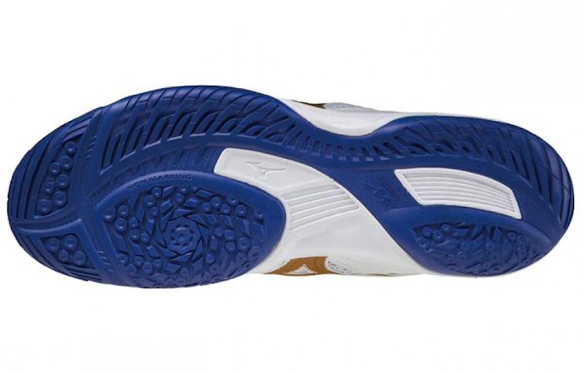 Mizuno Wave Drive 8 'White Gold Blue'