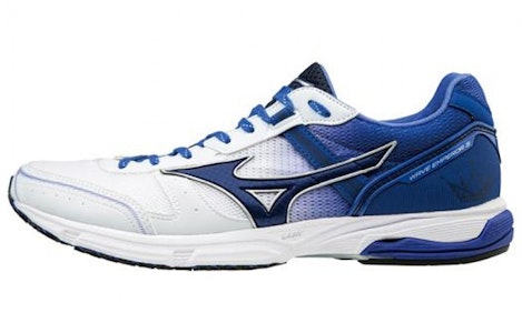 美津浓Wave Emperor轻便防滑白蓝跑鞋 J1GA187627 Buy 美津浓Wave Emperor轻便防滑白蓝跑鞋 J1GA187627