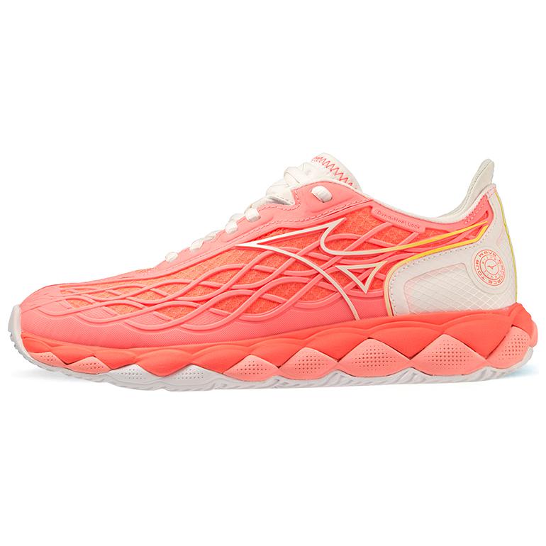 Mizuno Wave Enforce Tour Pink Low-Top Tennis Shoes - Stable & Comfortable 61GA230156