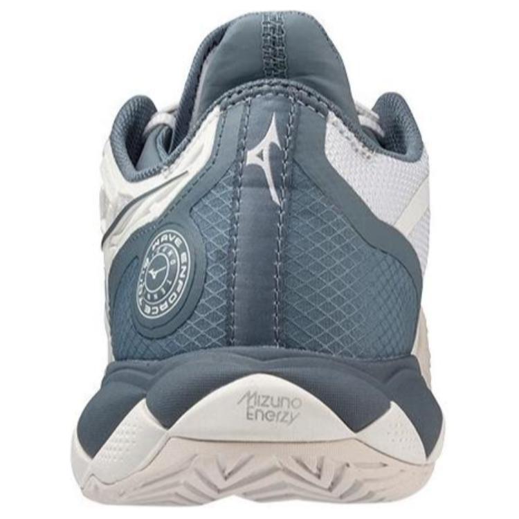 Shop Kasut Tenis Mizuno Wave Enforce Tour 'Putih Biru Kelabu' 61ga-230014