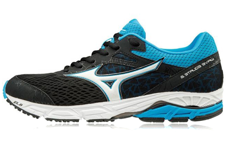 Mizuno Wave Equate 2 Low Tops Wear-resistant Black Blue White J1GC184801