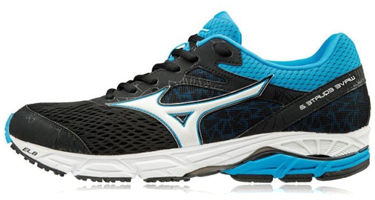 Mizuno Wave Equate 2 低筒耐磨跑步鞋 黑藍白 Buy Mizuno Wave Equate 2 低筒耐磨跑步鞋 黑藍白