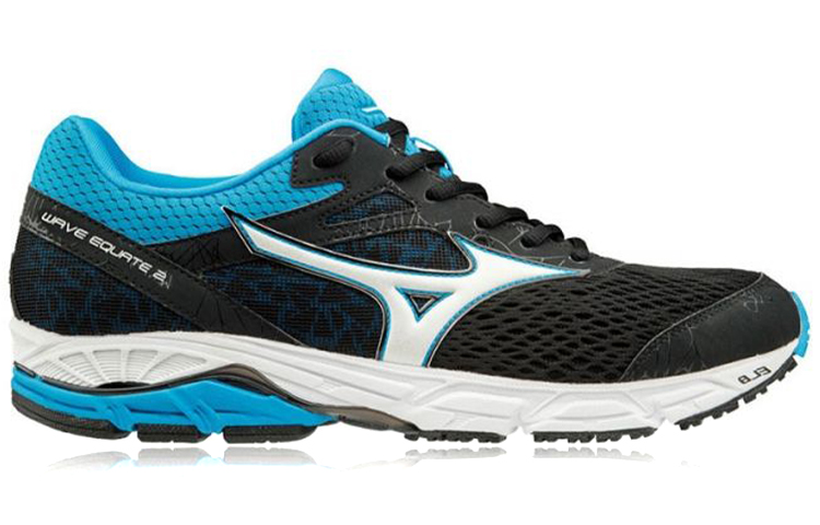 Order Mizuno Wave Equate 2 Low Tops Schwarz Blau Weiß Verschleißfest J1GC184801