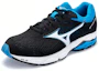 Lookbook Mizuno Wave Equate 2 Low Tops Schwarz Blau Weiß Verschleißfest J1GC184801