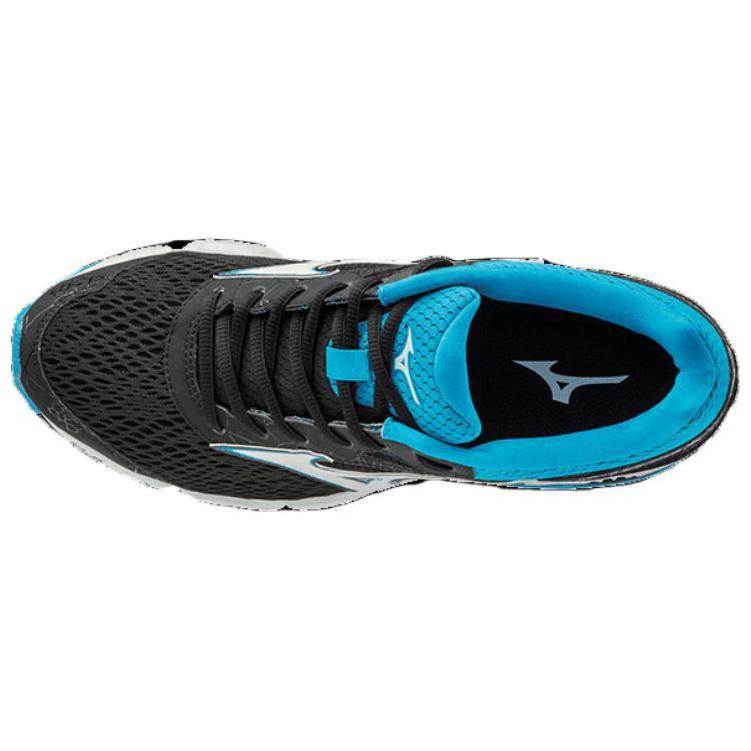 Shop Mizuno Wave Equate 2 Low Tops Schwarz Blau Weiß Verschleißfest J1GC184801