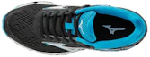 Shop Mizuno Wave Equate 2 Low Tops Schwarz Blau Weiß Verschleißfest J1GC184801