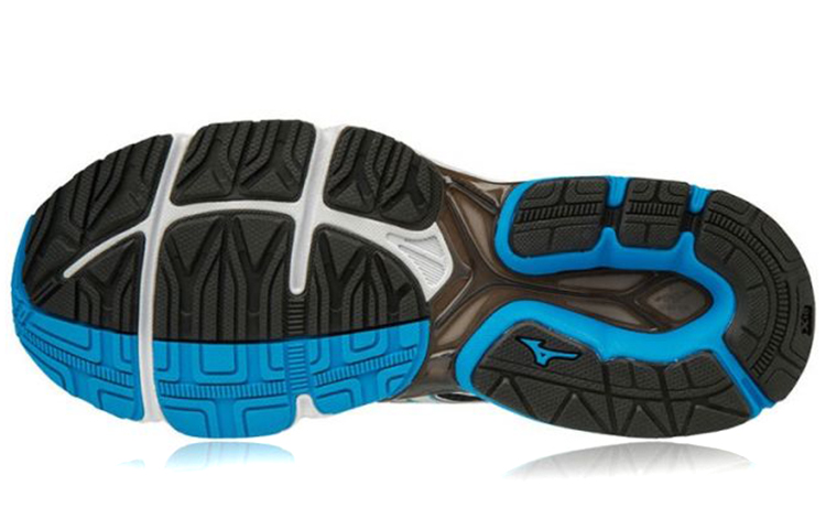 Mizuno Wave Equate 2 Low Tops Wear-resistant Black Blue White 圖 5