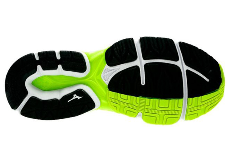 Lookbook Mizuno Wave Equate 2 Low Tops Verschleißfest Fluoreszierend Grün J1GC184810