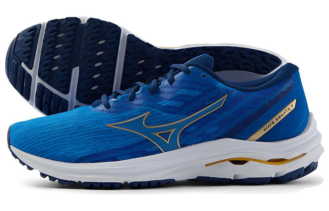 Purchase Mizuno Wave Equate 7 減震支撐透氣 低筒 跑步鞋 男款 藍金白
