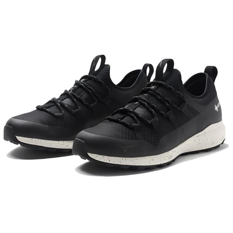 Lookbook 美津濃 Wave Evoke GTX 減震耐磨 低筒 跑步鞋 男款 黑色