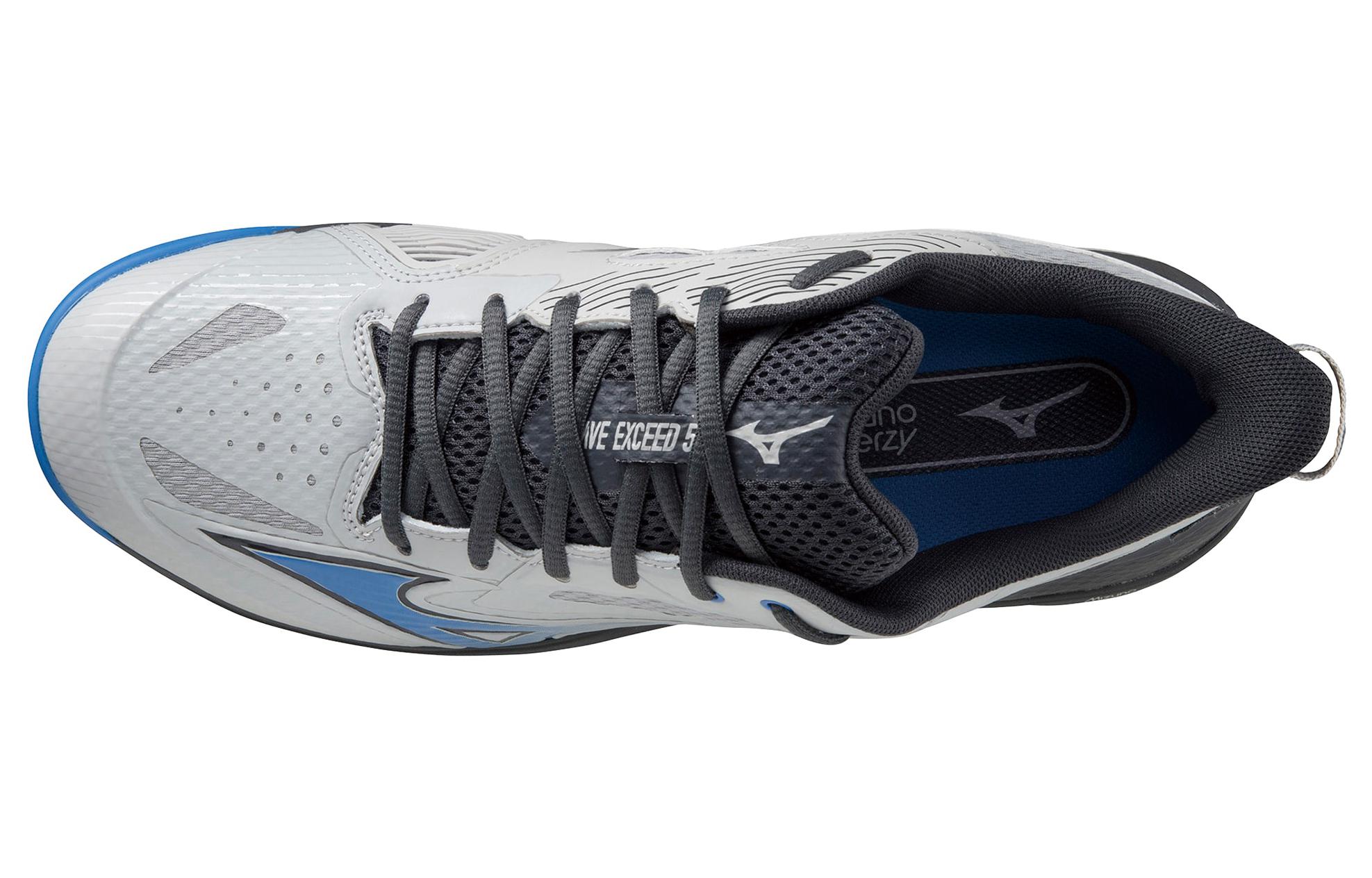 Lookbook 미즈노 웨이브 익시드 5 '그레이 블루' (Mizuno Wave Exceed 5 '그레이 블루') 61GR231103